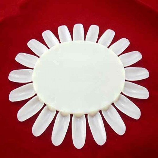 Nail Art False Fake Tips Display Practice Tool Wheel