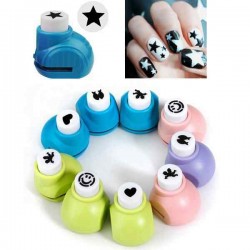 Nail Art Hollow Nail Templates Handmade Cut Craft Printing Punch Tools