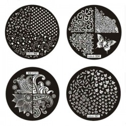 Nail Art Image Stamp Plates Polish Stamping Template DIY