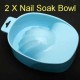 Nail Art Manicure Soak Soaker Bowl Acrylic Tip Tool