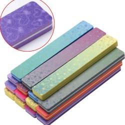 Nail Polish Sponge Sanding Nail Files Buffer Tool Washable Gradient