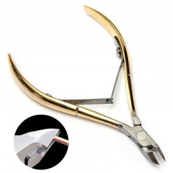 Nail Scissor Dead Skin Cuticle Remover Clipper Stainless Steel Cut Clamp Pedicure Manicure Tool