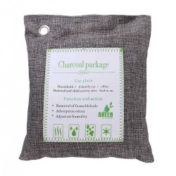 Natural Bamboo Charcoal Activated Carbon Air Purifier Bag With Hook For Car Home Freshner Dehumidification Odor Formaldehyde Remover
