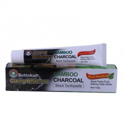 Natural Bamboo Charcoal Toothbrush Toothpaste Kit Rainbow Bamboo Soft Whitening Toothbrush