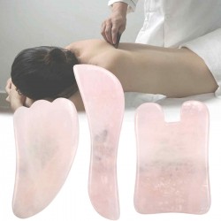 Natural Gua Sha Guasha Facial Scraping Manual Massage Tool Quartz Jade Board Massager