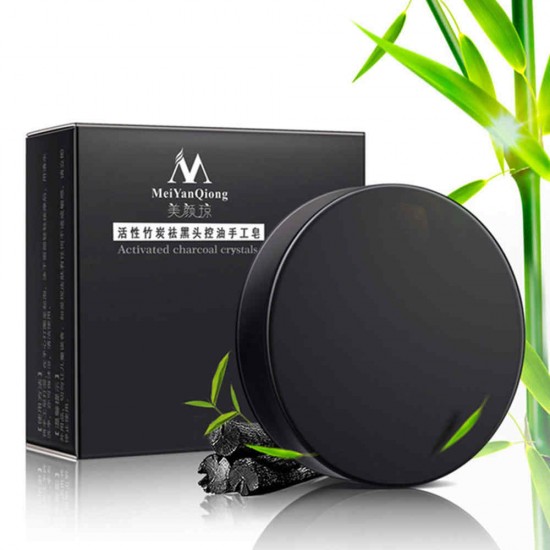 Natural Handmade Bamboo Charcoal Soap Skin Care Deep Cleanser Whitening Blackheads Removal Oil Control Soap Natural Handmade Bamboo Charcoal Soap Skin Care Deep Cleanser Whitening Blackheads Removal Oil Control Soap