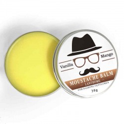 Natural Oil Styling Moustache Wax Balm Beeswax Moisturizing Smoothing Beard