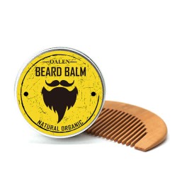 Natural Organic Oil Styling Moustache Wax Moisturizing Smoothing Beard Balm
