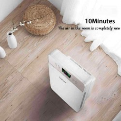 Negative Ion Air Purifier Cleaner Remote Control Timer HEPA Dust Allergies Odor Remover