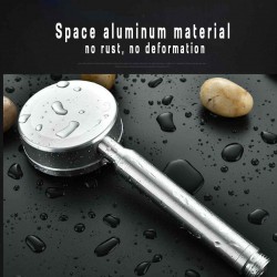 Negative Ion Removable Washable Shower Head Single Function Water Saving Handheld Shower Head Home Bathroom