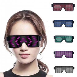 Neon LED Light Up Shades Glasses Glowing Flashing Sunglasses Party Decoration