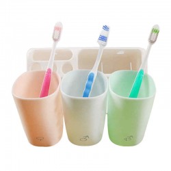Nordic Creative Magnet Electric Toothbrush Plastic Wash Cup Storage Rack Stick Firmly Bathroom Wall Accessories