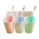 Nordic Creative Magnet Electric Toothbrush Plastic Wash Cup Storage Rack Stick Firmly Bathroom Wall Accessories Nordic Creative Magnet Electric Toothbrush Plastic Wash Cup Storage Rack Stick Firmly Bathroom Wall Accessories