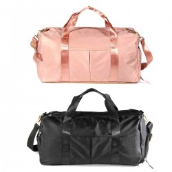 Nylon Dry Wet Separation Training Bag Yoga Duffel Shoe Handbag Shoulder Crossbody Bags For Gym Sports