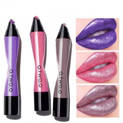 O.TWO.O Glitter Lipstick Makeup Liquid Lipstick Moisturizer Lip Gloss Cosmetics