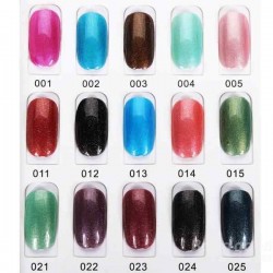 OUJINGJIA 001-030 Glitter Colors Soak Off UV Gel Nail Polish 15ML