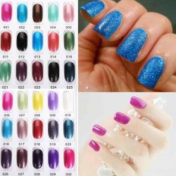 OUJINGJIA 001-030 Glitter Colors Soak Off UV Gel Nail Polish 15ML
