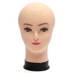 PE Plastic Mannequin Head Hat Glasses Scarf Display Wig