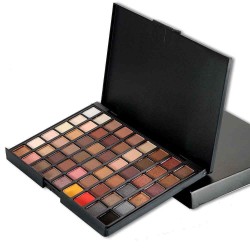 POPFEEL 54 Colors Eye Shadow Shimmer Glitter Waterproof Natural Matte Eyeshadow Palette