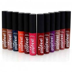 POPFEEL Liquid Matte Lipstick Pen Lip Glaze Gloss Lasting Waterproof Smudge Makeup Moisturizing