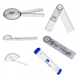 PVC Protractor Medical Goniometer Angle Ruler For Joint Bend Measure Fitness Equipment