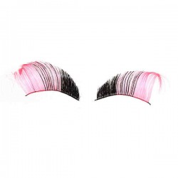 Party Fancy Long Feather Girl Makeup False Fake Eyelashes