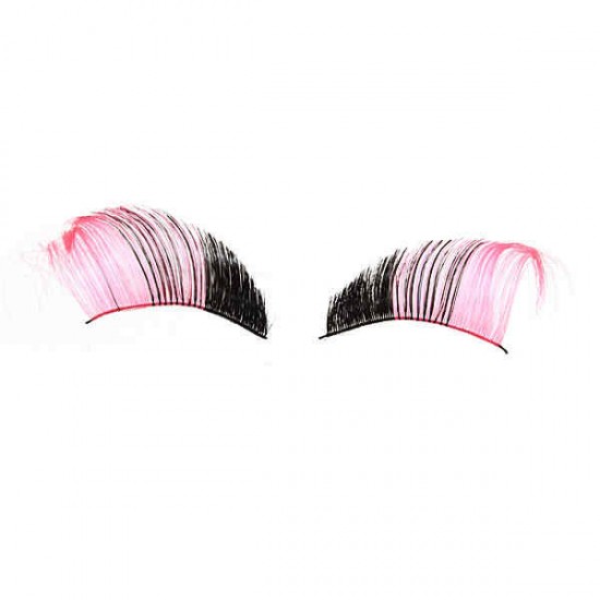 Party Fancy Long Feather Girl Makeup False Fake Eyelashes