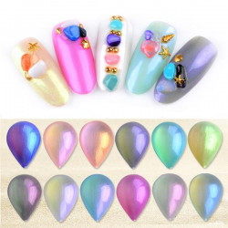 Pearl Shell UV Gel Polish Sea Shells Luster Soak Off Symphony Shiny Color Builder Mermaid Glue