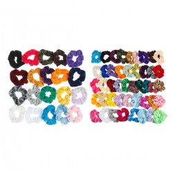 Personal Hair Scrunchies Velvet Elastic Hair Band Scrunchy Bobbles Soft Hair Ties Ropes Ponytail Holder No hurt