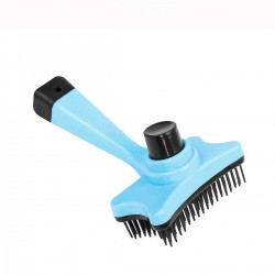 Pet Grooming Brush DeShedding Tool Dog Cat Fur Removal Rake Comb Edge Trimming