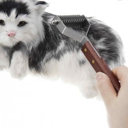 Pet Hair Comb Remove Cuticle Carding Fur Grooming Deshedding Trimm Dog Cat Tools