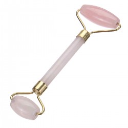 Pink Jade Roller Facial Massage Roller Anti Wrinkles Minimize Enlarged Pores Tighten Firming