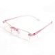Pink Rimless Light Presbyopic Reading Glasses Fatigue Relieve Strength 1.0 1.5 2.0 2.5 3.0 Pink Rimless Light Presbyopic Reading Glasses Fatigue Relieve Strength 1.0 1.5 2.0 2.5 3.0