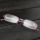 Pink Rimless Light Presbyopic Reading Glasses Fatigue Relieve Strength 1.0 1.5 2.0 2.5 3.0 Pink Rimless Light Presbyopic Reading Glasses Fatigue Relieve Strength 1.0 1.5 2.0 2.5 3.0