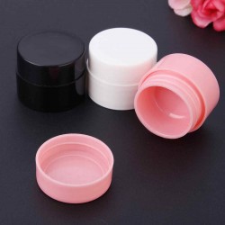 Plastic Empty Facial Cream Container Refillable Bottle Nail Art UV Gel Travel Packing Tools