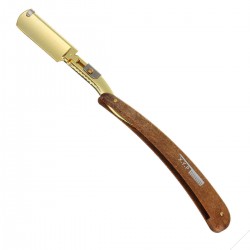 Plastic Handle Straight Edge Stainless Steel Barber Razor Folding Shaving Without Blade