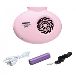 Portable Battery Operated Neck Hanging Fan USB Rechargeable Mini Desk Air Cooler