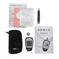Portable Blood Glucose Tester Household Automatic Fingertips Blood Glucose Meter Glucometer