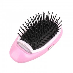 Portable Electric Ionic Hairbrush Straight Styling Tool Massage Comb