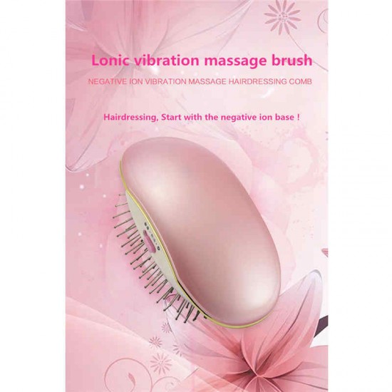 Portable Electric Ionic Hairbrush Takeout Mini Hair Brush Comb Massage Portable Electric Ionic Hairbrush Takeout Mini Hair Brush Comb Massage