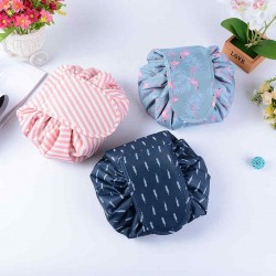 Portable Makeup Bag High Capacity Cosmetic Bag Travel Storage Lazy Makeup Bag