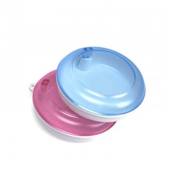 Portable Mini Plastic Denture Retainer Box Rotary To Open Clean And Storage Teeth