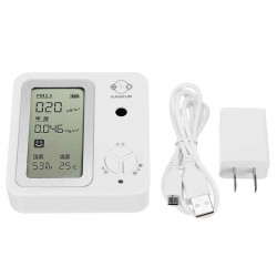 Portable PM2.5 Air Quality Detector LED Digital Formaldehyde Temperature Humidity Tester