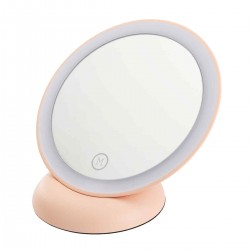 Portable Touch Screen LED Makeup Mirrors Rotatable Desktop Table Lamp Cosmetic Mirror Magnet Wall Mounted