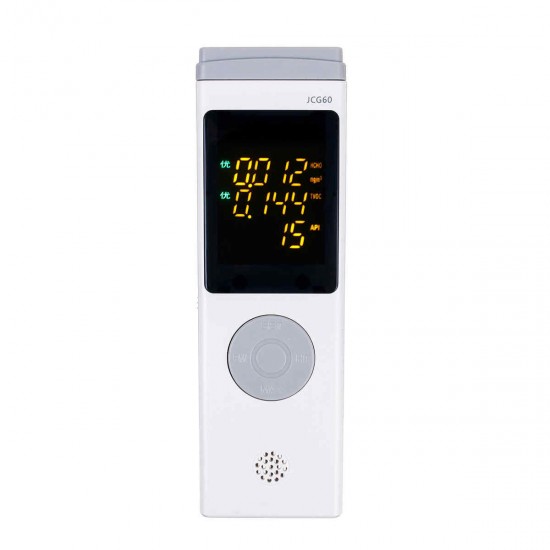 Portable USB Rechargeable Air Detector HCHO TVOC API Handheld Air Gas Quality Tester Portable USB Rechargeable Air Detector HCHO TVOC API Handheld Air Gas Quality Tester