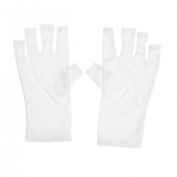 Portable UV Protection Nylon Glove Open-Toed Fingerless Anti Radiation Manicure Glove