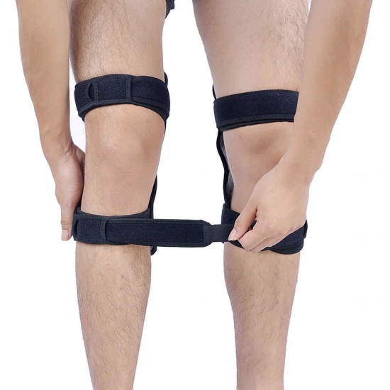 Power Lift Joint Support Knee Pad Powerful Rebound Spring Force Adjustable Bi-Directional Straps Power Lift Joint Support Knee Pad Powerful Rebound Spring Force Adjustable Bi-Directional Straps