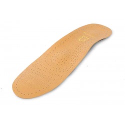 Premium Leather Orthopedic Insole Antibacterial Active Carbon for Flat Foot Arch Support Foot Care Shoe Pad for Men Women