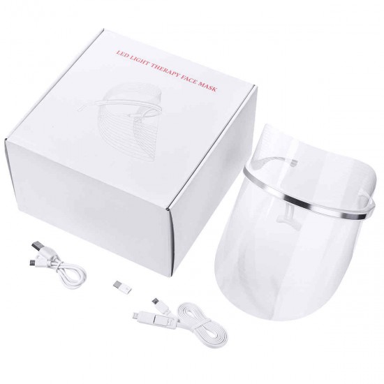Pro Photon 3 LED Facial Mask Anti-Wrinkles Aging Pore Tightening Therapy Beauty Machine Pro Photon 3 LED Facial Mask Anti-Wrinkles Aging Pore Tightening Therapy Beauty Machine