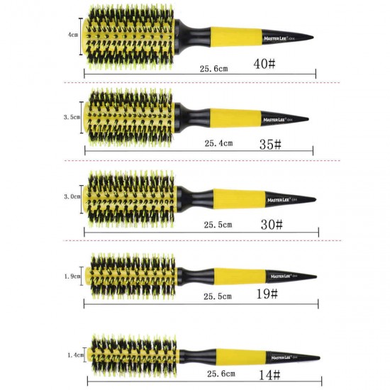 Pro Round Brush Curly Hair Roller Brush Nylon Bristle Hairbrush Comb Salon Tools Pro Round Brush Curly Hair Roller Brush Nylon Bristle Hairbrush Comb Salon Tools